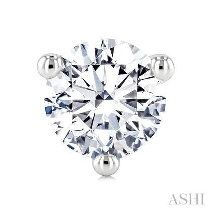 Round Shape Martini Diamond Stud Earrings