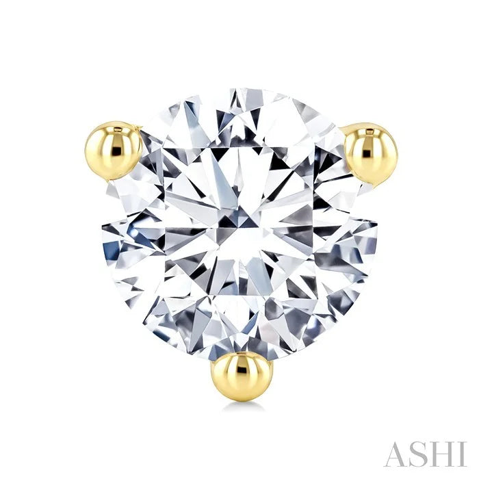 Round Shape Martini Diamond Stud Earrings