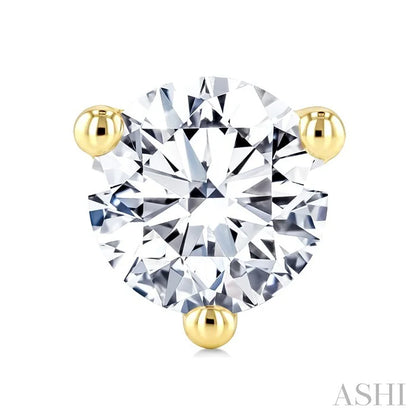 Round Shape Martini Diamond Stud Earrings