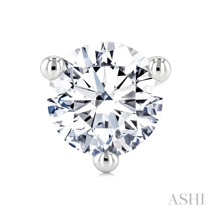 Round Shape Martini Diamond Stud Earrings
