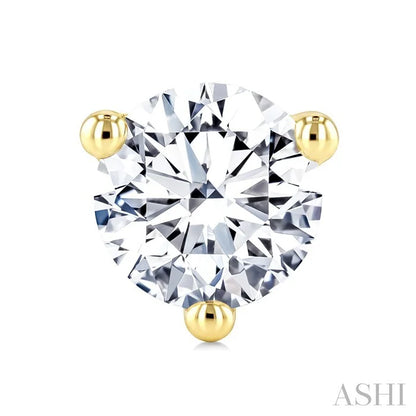 Round Shape Martini Diamond Stud Earrings