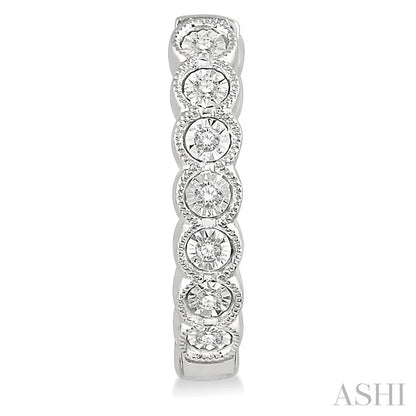 Diamond Hoop Earrings