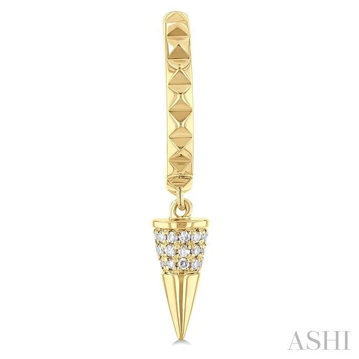 Cone Diamond Fashion Earrings