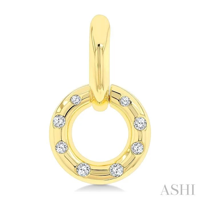 Circle Diamond Fashion Earrings