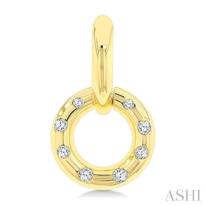 Circle Diamond Fashion Earrings