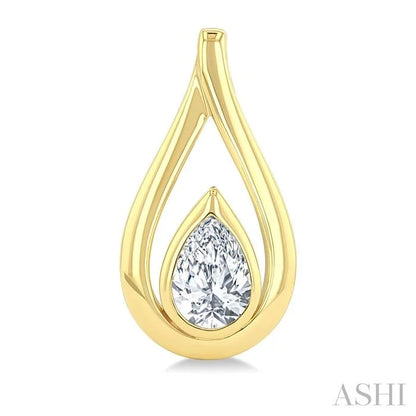 Pear Shape Diamond Fashion Stud Earrings