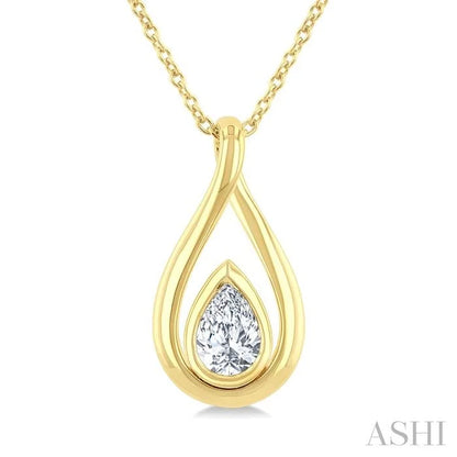 Pear Shape Diamond Fashion Pendant