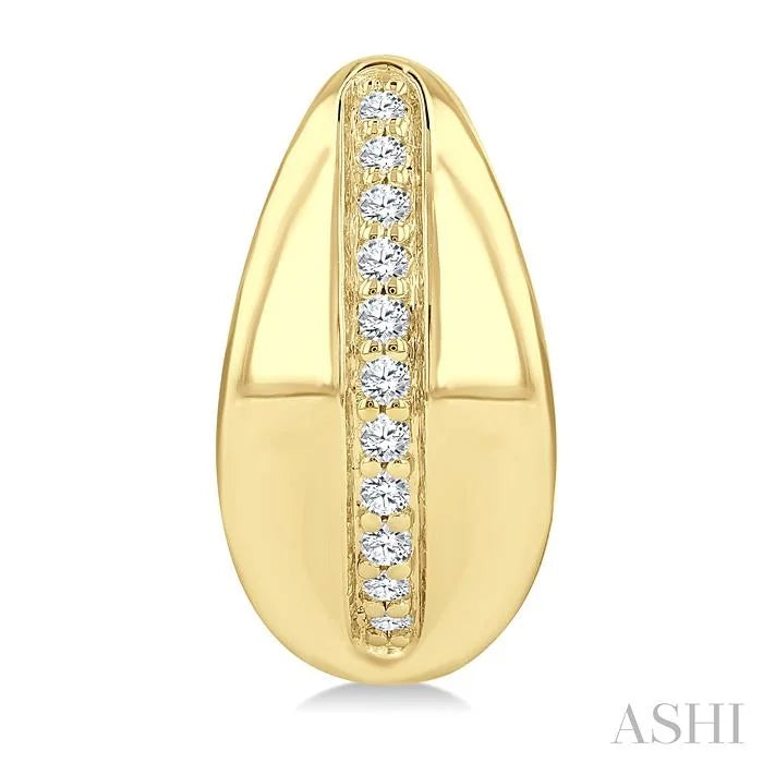Golden Glow Diamond Fashion Hoop Earrings