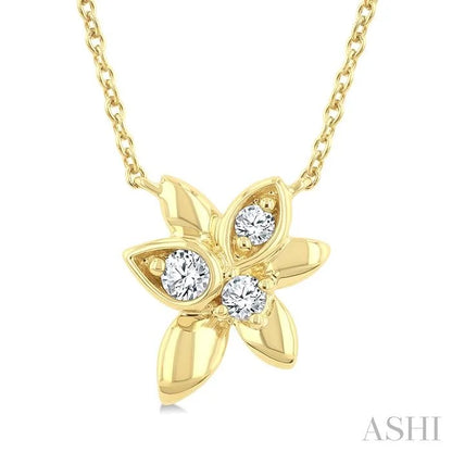 Starlit Petals Diamond Fashion Pendant