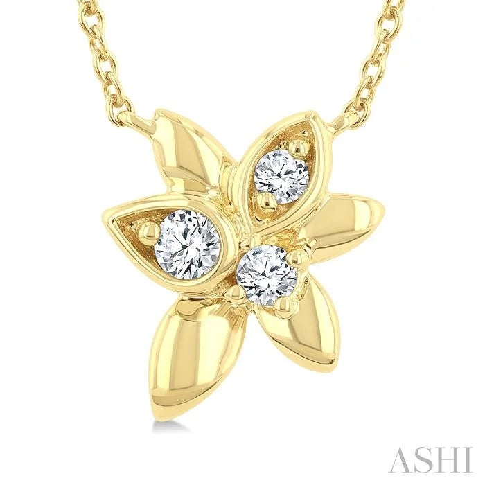 Starlit Petals Diamond Fashion Pendant