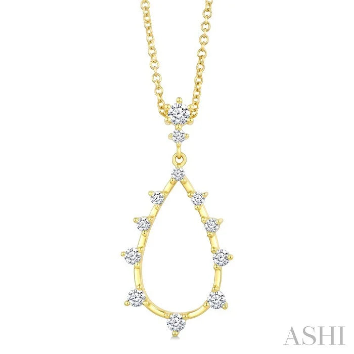 Drop Floating Diamond Fashion Pendant
