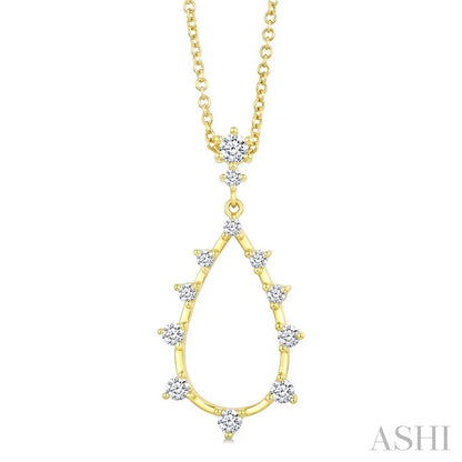 Drop Floating Diamond Fashion Pendant