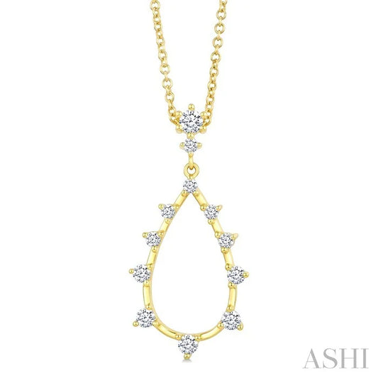 Drop Floating Diamond Fashion Pendant