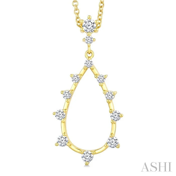 Drop Floating Diamond Fashion Pendant