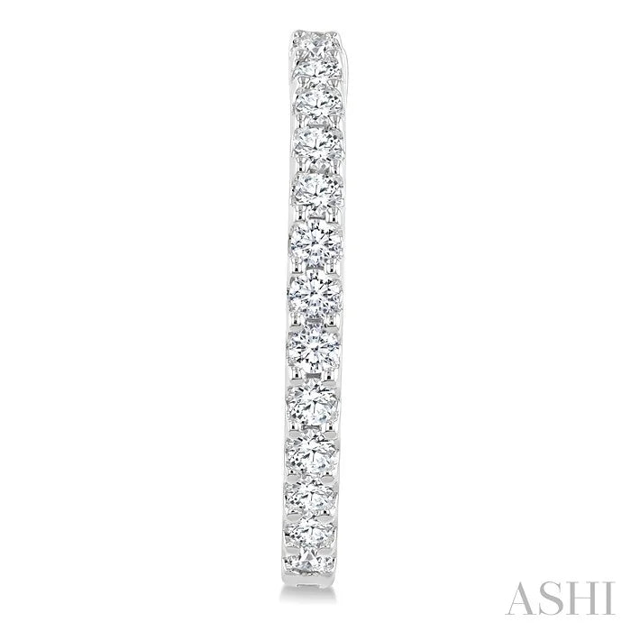 Diamond Hoop Earrings