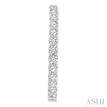 Diamond Hoop Earrings