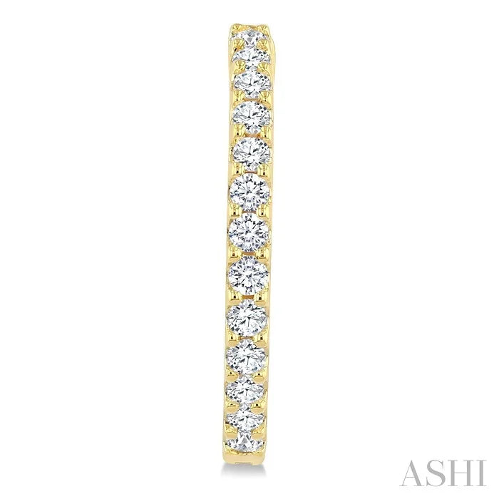 Diamond Hoop Earrings
