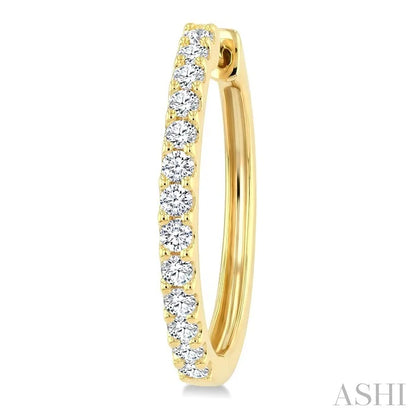 Diamond Hoop Earrings