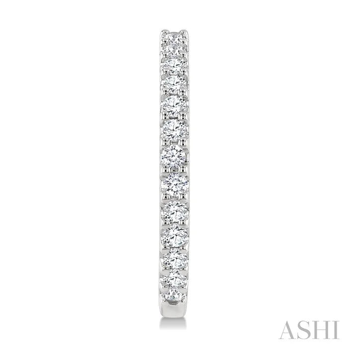 Diamond Hoop Earrings