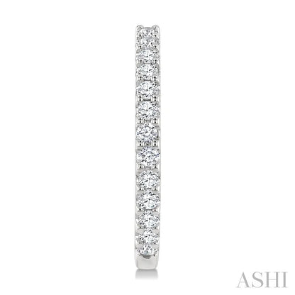 Diamond Hoop Earrings