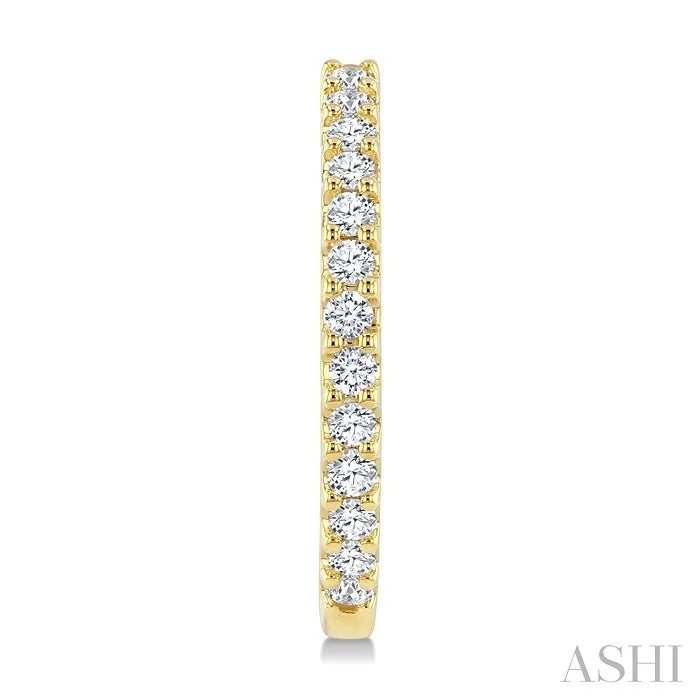 Diamond Hoop Earrings