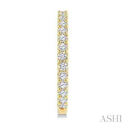 Diamond Hoop Earrings