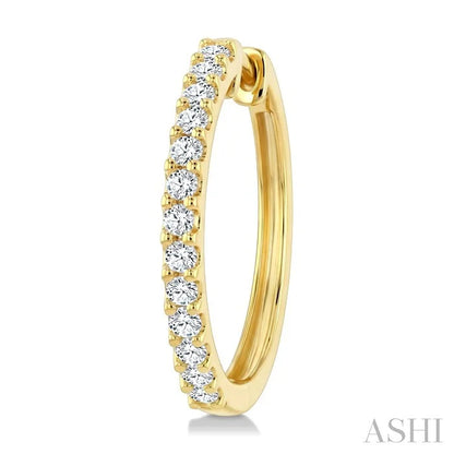 Diamond Hoop Earrings