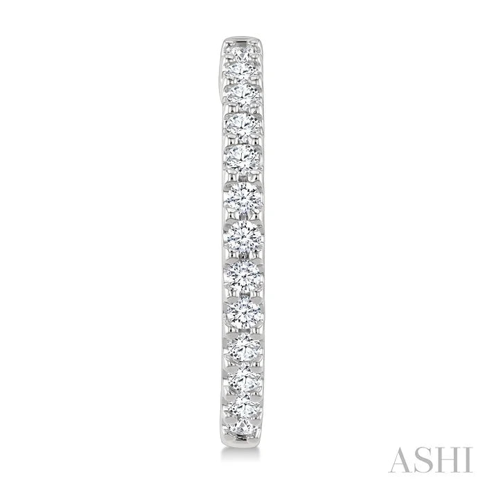 Diamond Hoop Earrings