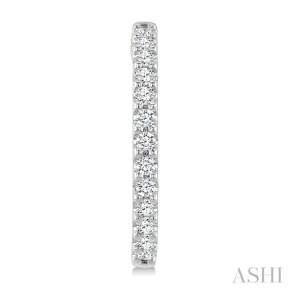 Diamond Hoop Earrings