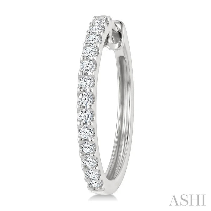 Diamond Hoop Earrings