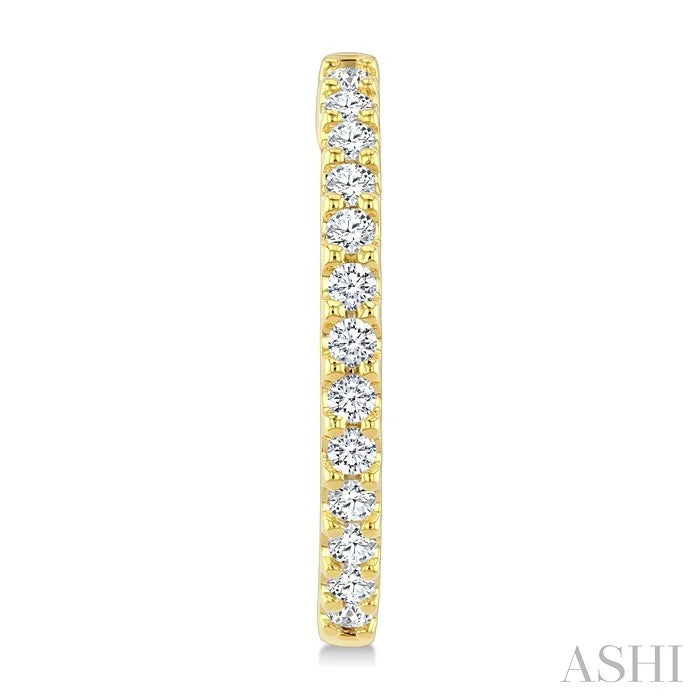 Diamond Hoop Earrings