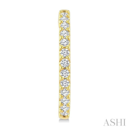 Diamond Hoop Earrings
