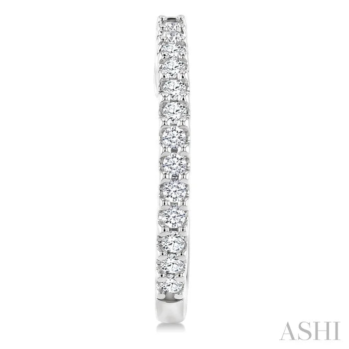 Diamond Hoop Earrings