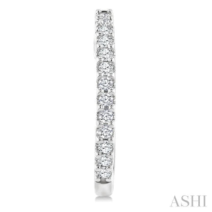 Diamond Hoop Earrings