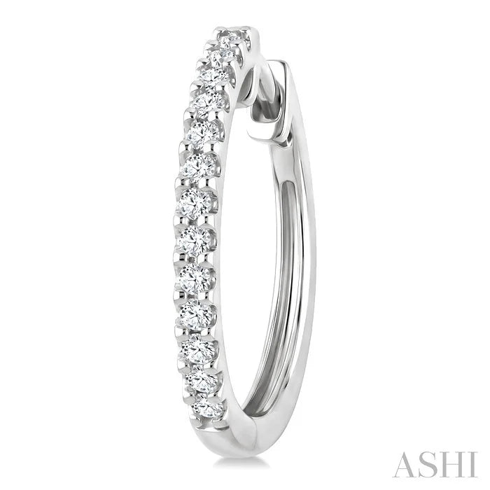 Diamond Hoop Earrings