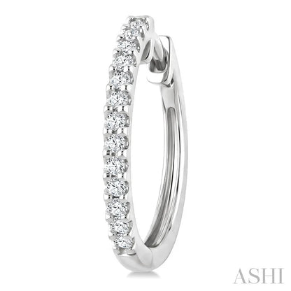 Diamond Hoop Earrings