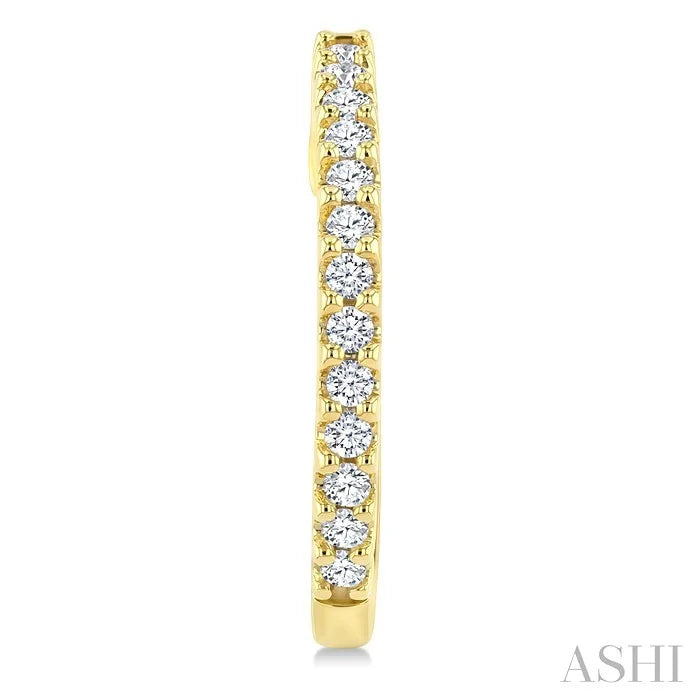 Diamond Hoop Earrings