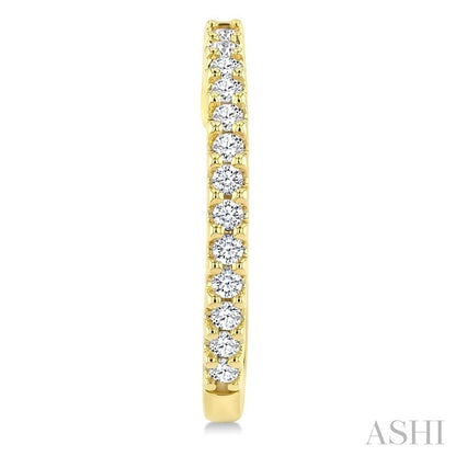Diamond Hoop Earrings