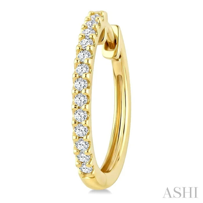 Diamond Hoop Earrings