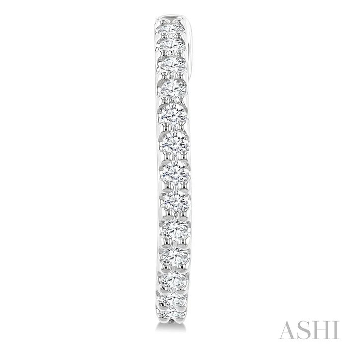 Diamond Hoop Earrings