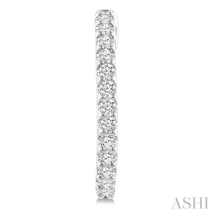 Diamond Hoop Earrings