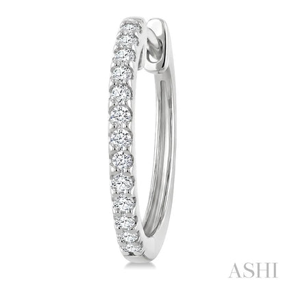 Diamond Hoop Earrings