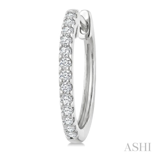 Diamond Hoop Earrings