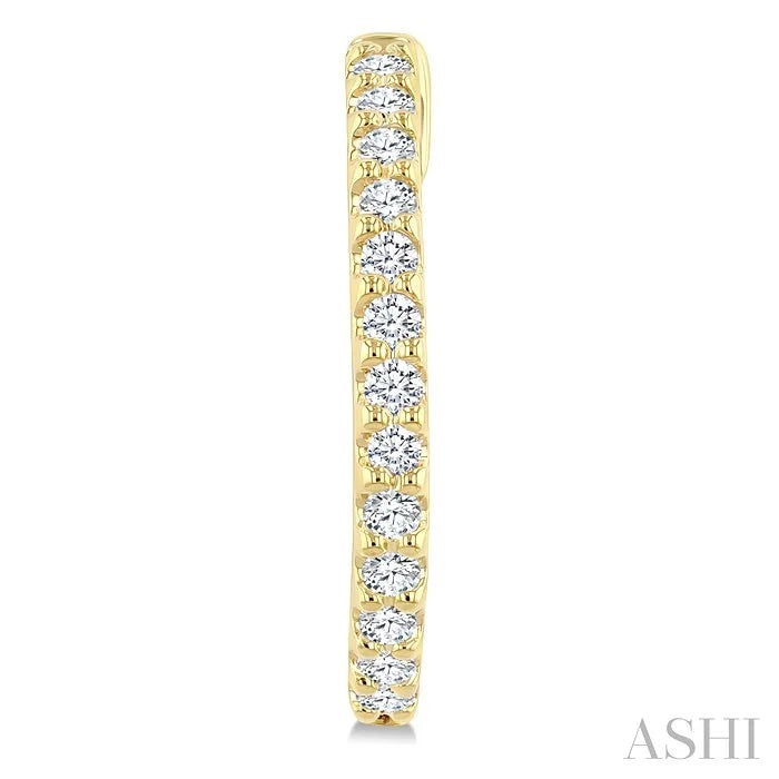 Diamond Hoop Earrings