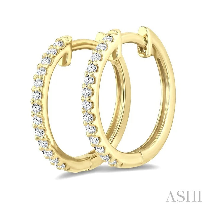 Diamond Hoop Earrings