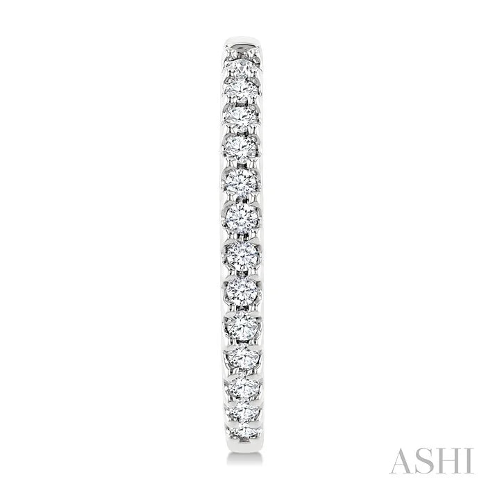 Diamond Hoop Earrings