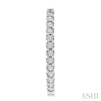 Diamond Hoop Earrings