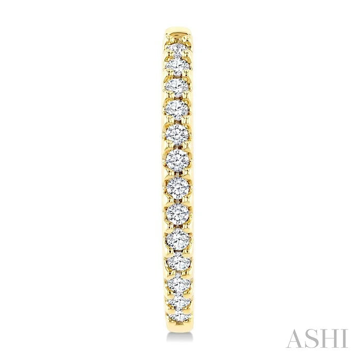 Diamond Hoop Earrings