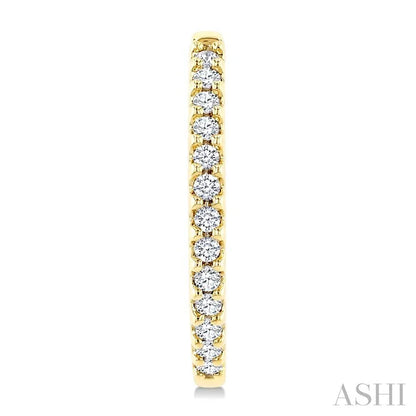 Diamond Hoop Earrings
