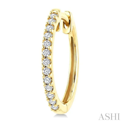 Diamond Hoop Earrings